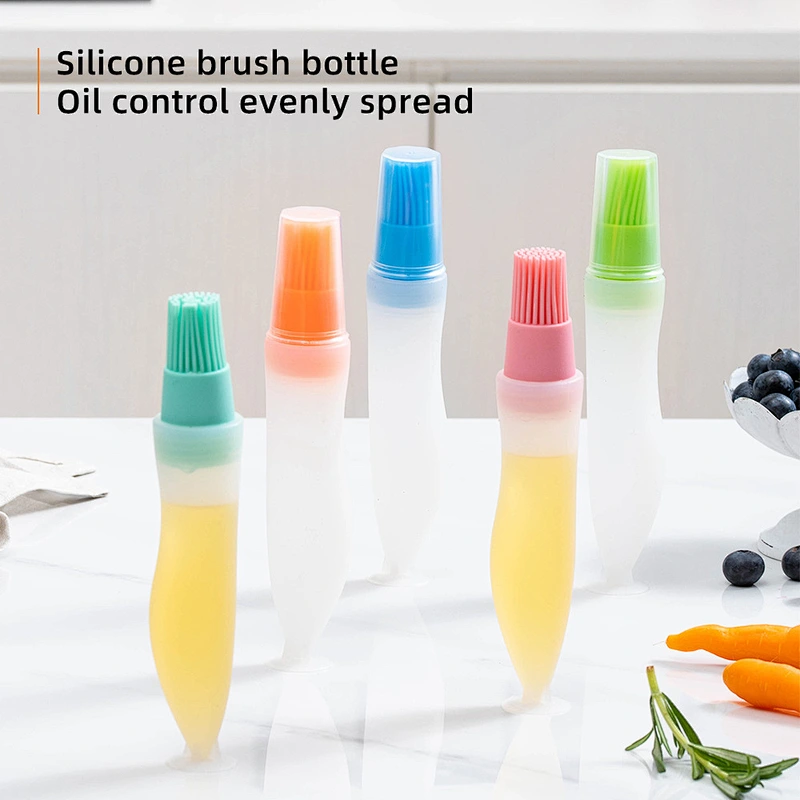 Silicone High Temperature Oil Bottle Brush Barbecue Cooking Baking Pancake BBQ Tools Kitchen Accessories Silicone Brush